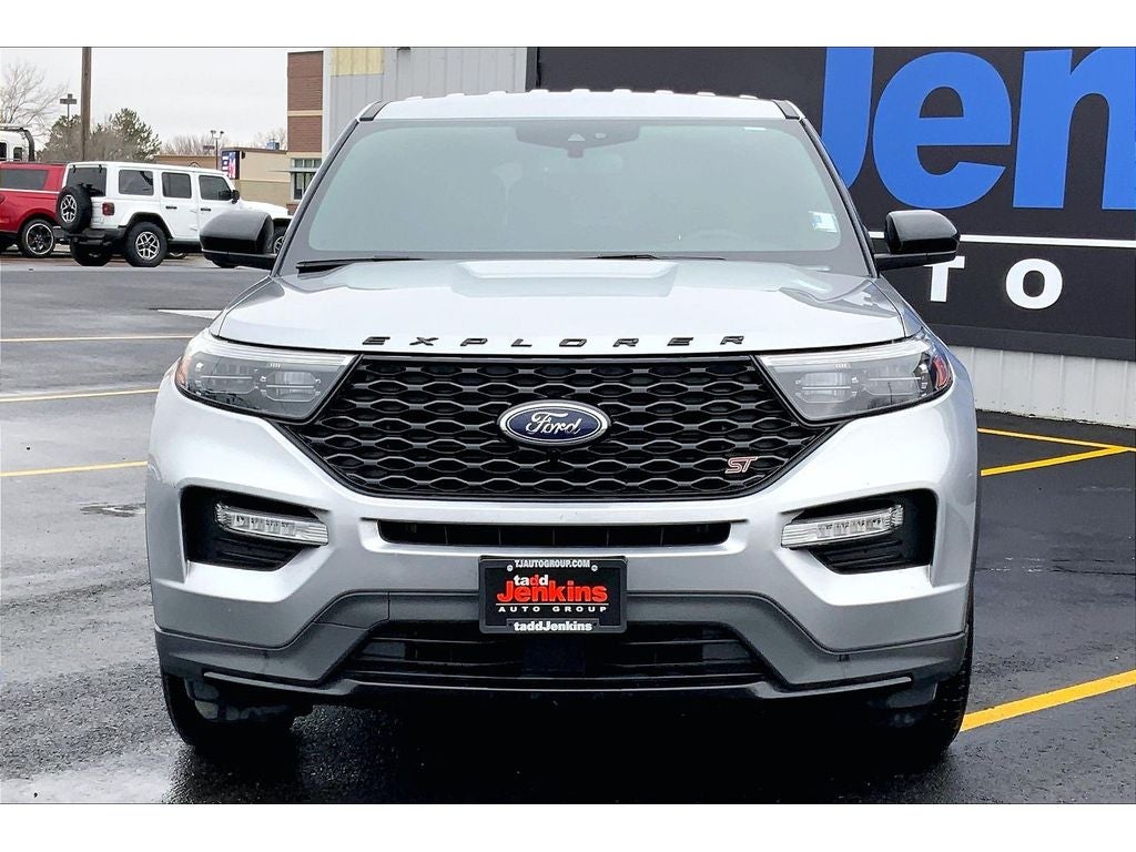 2022 Ford Explorer — rear three-quarter view
