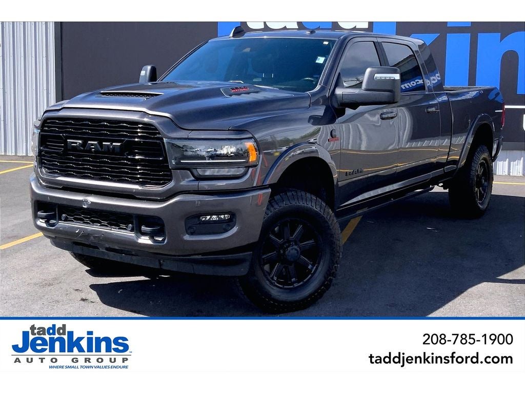 2023 RAM 2500 Limited in Granite Crystal Metallic Clearcoat — front three-quarter view