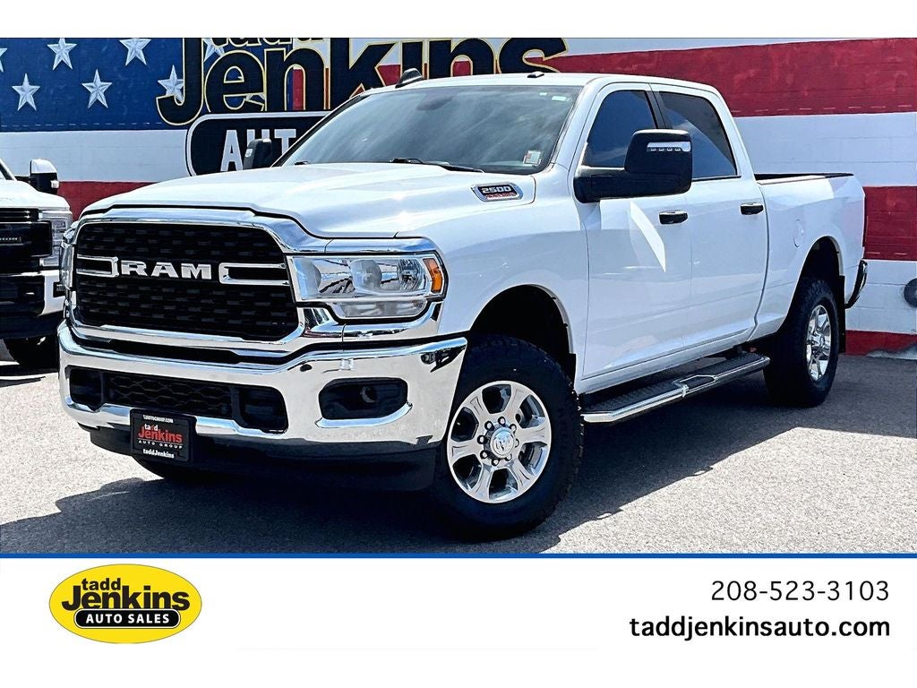 2024 RAM 2500 Big Horn in Bright White Clearcoat — front three-quarter view
