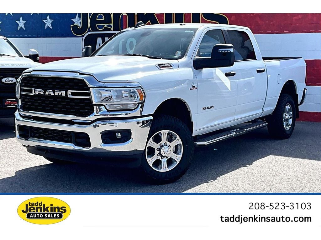 2024 RAM 2500 Big Horn in Bright White Clearcoat — front three-quarter view