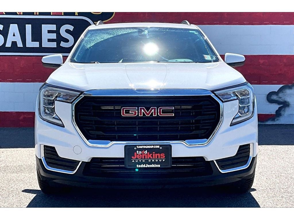2022 GMC Terrain — rear three-quarter view