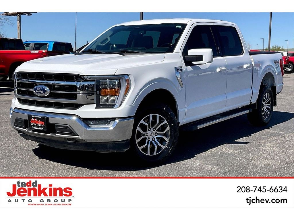 2021 Ford F-150 XL in White — front three-quarter view