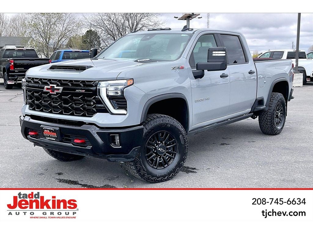 2024 Chevrolet Silverado 2500 HD ZR2 in Slate Gray Metallic — front three-quarter view